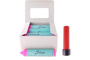 ZABAPURE Sisa 12 St Reifenkreide Fettkreide zur Reifenkennzeichnung Rosa Reifen Kreide Satz