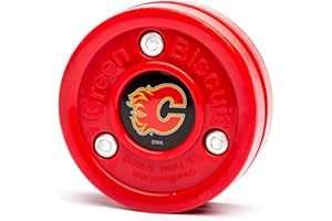 Green Biscuit NHL Teams Original Passing/Handling Training Puck - Off-Ice/Street Hockey Puck