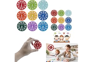 PGTC Matemáticas Fidget Spinners, Fidget Spinner Math Fact Fidget Spinners, Juego de multiplicación, Fidget Spinner – Una Forma Divertida de Aprender multiplicación y división (B)