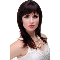 WIG ME UP Damenperücke – 60 Cm Lang, Glatt, Farbe 2T33 (Braun-Schwarzbraun-Mix), Mit Kopfhautimitat