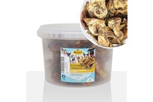 UGF UNDERGROUND FOOD UGF - Oreilles de porc séchées - Plus nutritives que les oreilles de porc pour chiens - 3 litres - Friandises pour chien - Sans céréales - Hypoallergénique - Friandises d'entraînement pour chiens
