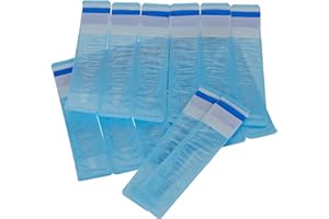 Lantelme 100 Stück Hygienehüllen Fieberthermometer ohne Gleitmittel | Schutzhüllen Hergestellt in Schweden | Hüllen Set Digital Analog Fieber Thermometer | Sondenabdeckung für Erwachsene Baby Kinder