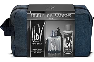 ULRIC DE VARENS - Trousse UDV For Men - Eau de Toilette Homme 100 ml + Déodorant 200 ml - Fougère Boisée Orientale - Made in France