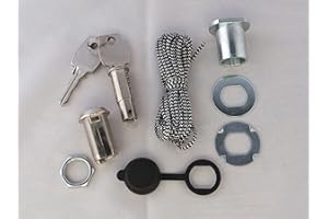 Ersatz Notentriegelung Schwingtor Kipptor Sektionaltor Teckentrup (Bis 20 mm Schwarze Kappe)