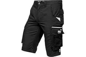 PUMA WORK WEAR PUMA Workwear Precision X Arbeitsshorts - Kurze Arbeitshose Herren - Robustes, Flexibles Material - Viele Taschen und Reflektoren - Bequeme Passform - Ideal für Handwerk Heimwerk und Baugewerbe