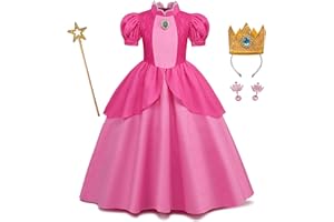 Gridamea Light Up Princess Costume for Girls Princess Dress with Detachable Skirt for Halloween Birthday Party Christmas
