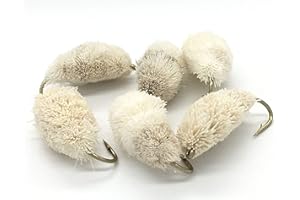 BestCity Fly Fishing Bread Fly Fly Trout Mullet Mega Pack Size 4-12 24 Flies Pack #46