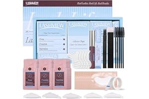 ‎LASHVIEW LASHVIEW Wimpernlifting Set, 2025 Aktualisiertes Lash Lifting Set,Wimpernverlängerung Kit Professionell Natürliche & Dickere, Geeignet Für den Salon- und Heimgebrauch