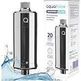 Aquafloow Shower Filter, Filter Against Calcium, Chlorine and Dirt, 20 Stage Filtration - Reduces Hair Loss and Skin Irritati