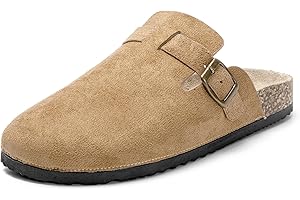 JOMIX Zapatillas Casa Hombre Invierno Pantuflas Hombre Cerradas Zuecos para Hombre Zapatillas Hombre Casa Cerradas con Hebilla