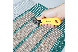 JBSCEEN Square Up Schlitz-Quiltlineal, Multifunktionales Patchwork-Quilt-Acryl-Lineal Zum Schneiden Von Stoff, Basteln Von Patchwork, Heimwerker-Nähzubehör