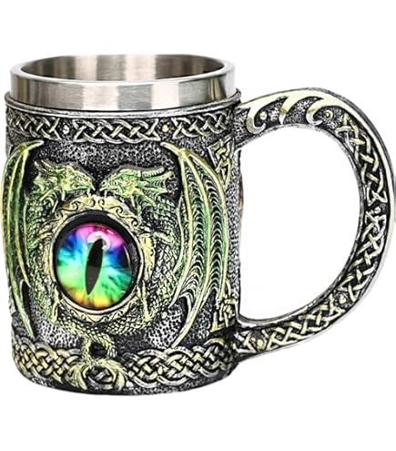 Set 2 Boccali In Acciaio Inox | Stile Industriale | Per Birra, Latte E Acqua | Con Manico - Foto 12