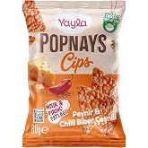 Yayla Popnays Cips Peynir & Acı &Uuml;&ccedil;gen Thin Cips 80 Gram