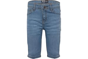 A2Z 4 Kids Bambini Ragazzi Pantalocini Bermuda Jeans Pantalon Strappato L'Estate Denim Chino Pantalocini Casuale Ginocchio Lunghezza Half Pantaloni età 5 6 7 8 9 10 11 12 13 Anni