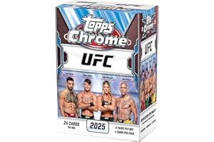 Topps 2025 Chrome UFC – Scellé en Usine – Boîte économique