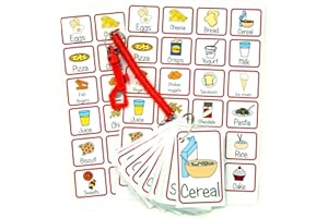 kids2learn Food and Drink Picture Communication Flash Cards for Non Verbal Communication Autism Speech Therapy