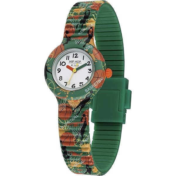 Orologio Da Polso Bambino HIP HOP - Quadrante Mono-Color, Cinturino In Silicone Blu - Foto 12