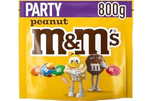 M&M's Peanut, Snack de Cacahuete y Chocolate con Leche, Ideal como Regalo, (800g)