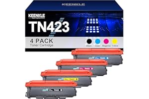 TN423 Tonerkassette Kompatibel für Brother TN-423 TN-421 Toner MFC-L8690CDW MFC L8690CDW HL-L8260CDW HL-L8360CDW MFC-L8900CDW DCP-L8410CDW DCP-L8410CDN TN-423BK (Schwarz Cyan Gelb Magenta, 4er-Pack)