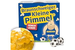 Ligakakao Braunschweiger KLEINE PIMMEL | Echt gemein leckere Fruchtgummi für Braunschweig Fans, inklusive Messlatte zum Lachen & Vergleichen by mehr Spaß in der Liga!