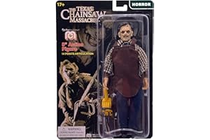 BIZAK Mego - Horror Leatherface Texas Chainsaw Massacre 8 Action Figure Taille Unique