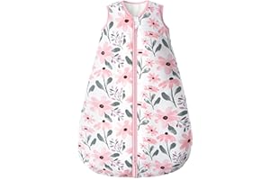 Yoofoss Baby Sleeping Bag 2.5 Tog - 0-6 Months Winter Sleeping Bag Baby 100% Organic Cotton Sleep Sack for Newbron Infant Toddler Quilted Warm Soft