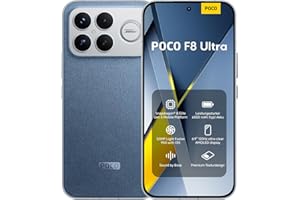 XIAOMI Poco F8 Ultra, Smartphone 16+512 GB, 6.9" 120Hz AMOLED Display, 50MP Light Fusion 950 mit OIS, Sound by Bose, 6500mAh, Denim Blue, 2 Jahre Garantie