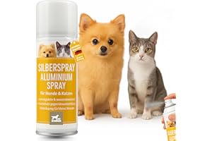 EMMA Spray de Plata para Animales, Spray para protección de heridas para Perros, Gatos y Mascotas, Spray de Plata para la cicatrización de heridas, desinfección de heridas, Parche pulverizador 100ml