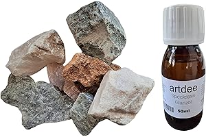 artdee 1,5 KG Speckstein + 50 ml Specksteinöl