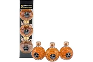 OSA FINE SPIRITS CLUBHOUSE - Coffret 3 Minis Balles de Golf O.S.A - Blended Whisky Écossais - 40% Alcool - Origine : Écosse - Notes fruitées & poivrées - A servir sur glace ou en cocktail - Coffret de 3x5 cl