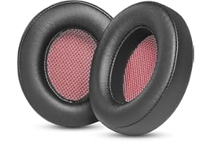 YunYiYi Zamienne nauszniki kompatybilne z TeufelReal Blue NC real Blue Pure (2020) słuchawki stereo, akcesoria zapasowe poduszki (czerwone)