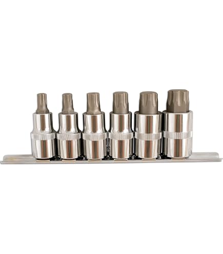 Laser 5150 Stecknuss-Set – 6 Teile, 1/2 Zoll Antrieb, Für Profis Und Hobby-Handwerker