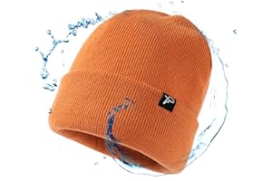 TOP-EX S/M/L/XL/XXL Unisex Winter Beanie Hats for Men Women with Warm Fleece Lined for Rain | Snow | Cold Wet Weather,100% Waterproof & Windproof