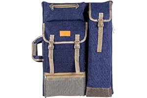 TRANSON Art Portfolio Case Artist Backpack Canvas Bag Large 26” x 19.5”