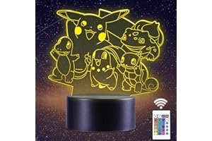 QQAAMZ Monstre De Poche Lampe 3d Illusion Led Tactil Maison Enfant De Decoration Chambre Veilleuse Cadeau Lampe De Table Gadgets Cadeau Noel