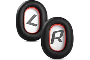 ACCOUTA Professionelle Ersatz-Ohrpolster Kompatibel mit Plantronics Voyager 8200 UC/Backbeat Pro2 Stereo Bluetooth Kopfhörer Ohrpolster mit weichem Proteinleder/Memory-Schaum