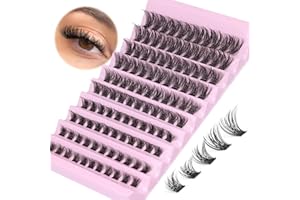 Wimpern Extensions, 120 Pcs Künstliche Set Fake Lashes DIY Individual Cluster Eizelne Eyelash at Home 8-16mm von Lvmixwig