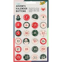 Chiffres Calendrier De L'Avent 1 à 25 HERZWILD - DIY Pour Sacs En Jute, épingles Incluses