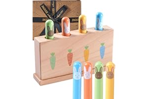 Jaques of London Wooden Toys | Bunny Pop Up Toy | Toddler Educational Game | Gifts & Toys for 1 2 3 Year Boy Girl | 12 Months Plus