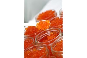 BLACK ALMAS Uova di salmone 300 gr (3x100 gr) - Perle di caviale di salmone