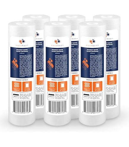 iSpring 20X2.5 Whole House Water Filter CTO Carbon Block - Pack of 4