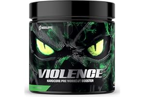 Neosupps - Violence Booster - Death Apple, 300g | Trainingsbooster für mehr Kraft, Ausdauer und Fokus beim Training