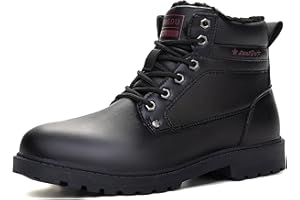 LANGDU Botas Hombre Invierno Zapatos Impermeables Senderismo Montaña Botines 41-46 EU