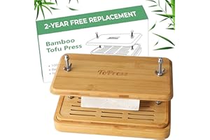 YARKOR Bamboo tofu Press, Without Spatula
