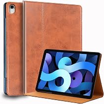 Gexmil Echtleder-Hülle Für IPad Air 13 Zoll (M3 2025 / M2 2024) – Mit Ständer, Automatik-Schlaf/Wach