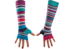 United Oddsocks - Donna Guanti Manicotti Lunghi Guanti Invernali Senza Dita Guanto Natale