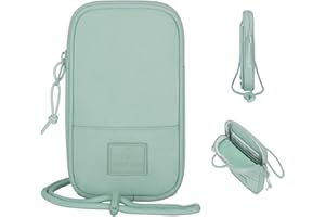 JOHNNY URBAN Bolsa Bandolera Pequeña Hombre y Mujer Menta - Josh - Bolso Porta para Trabajo, Festival y Viaje - Mini Bolso para Movil - Impermeable