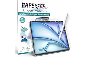 PAPERFEEL [2 Pack] Screen Protector for iPad Air 11 Inch 2025 2024 M3 M2 Model, Matte PET Paper Film Compatible with Apple Pencil Drawing, Writing, Anti Glare, Anti Fingerprint, Easy Installation