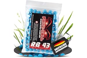 Fritz-Cell - Juego de 100 Balas de Goma RB Cal.43 compatibles con T4E HDR50 / HDP5