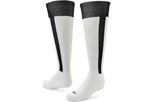 Sof Sole Double Play Baseball Stirrup Over the Calf Team Athletic Performance Socks for Men and Youth, 2-Pack